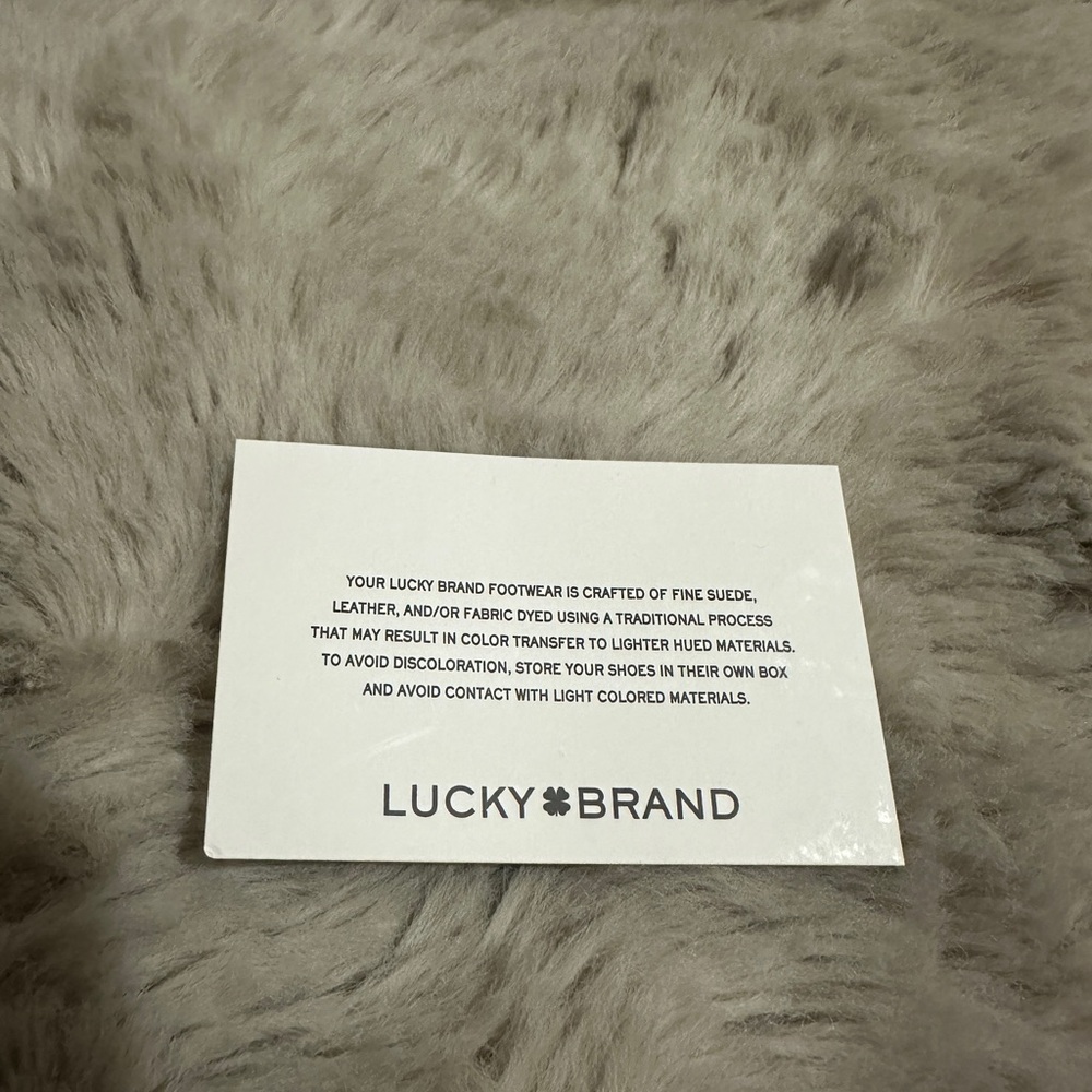 NWT Lucky 🍀Brand 9.5 Natural Linen Elastic Cork Wedge - Picture 7 of 8